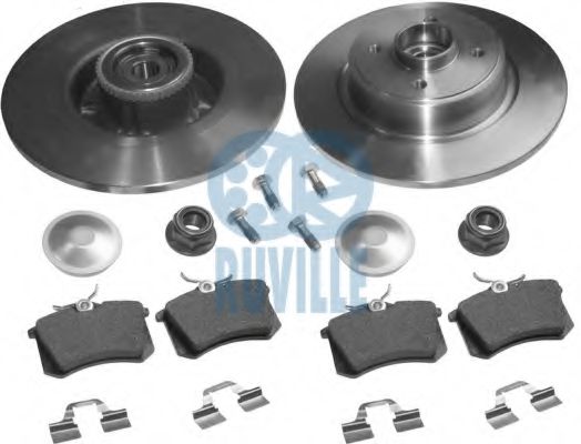 Set frana, frana disc RUVILLE 5573BD1