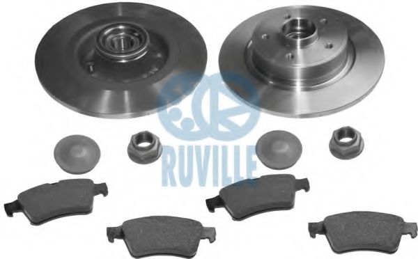 Set frana, frana disc RUVILLE 5583BD1