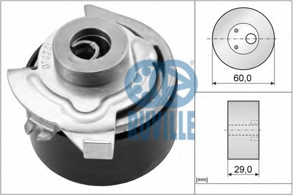 Imagine rola intinzator,curea distributie RUVILLE 57048