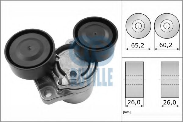Imagine intinzator,curea transmisie RUVILLE 57613