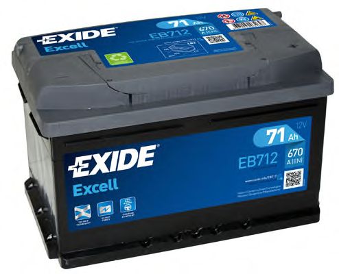 Imagine Baterie de pornire EXIDE EB712