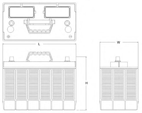 Imagine Baterie de pornire EXIDE EG110B