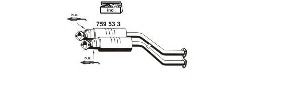 Sistem de esapament ERNST 020349