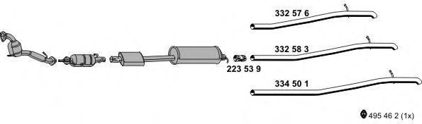 Sistem de esapament ERNST 031398