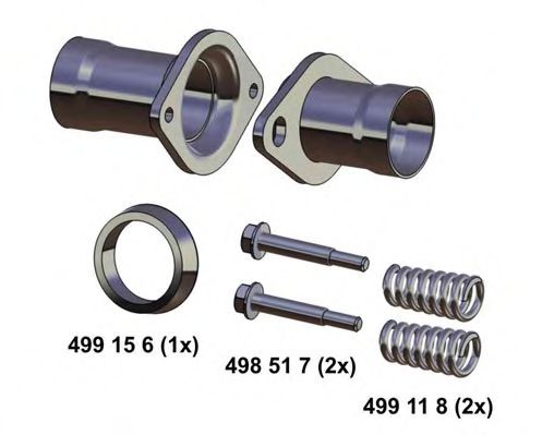 Imagine Set reparatie, teava de evacuare ERNST 043557