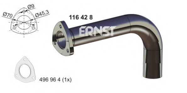 Imagine Racord evacuare ERNST 116428