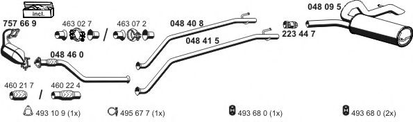 Sistem de esapament ERNST 170099