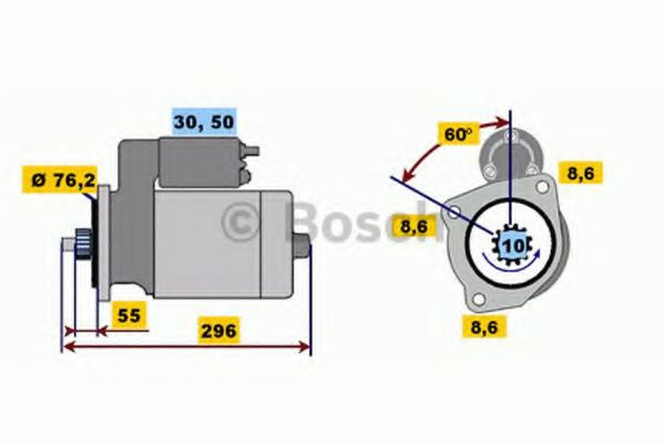 Imagine starter BOSCH 0 001 218 116