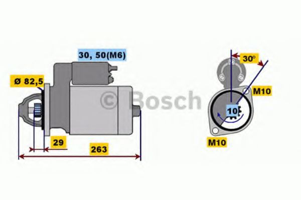 Starter BOSCH 0 001 218 162