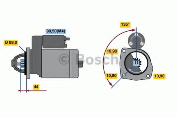 Imagine starter BOSCH 0 001 364 402