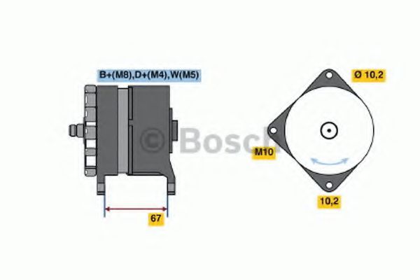 Imagine Generator / Alternator BOSCH 0 120 468 131