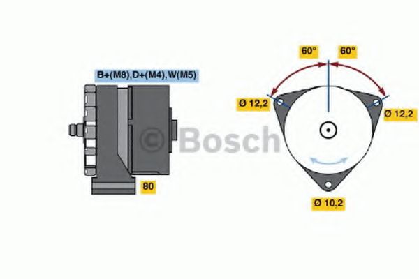 Imagine Generator / Alternator BOSCH 0 120 468 137