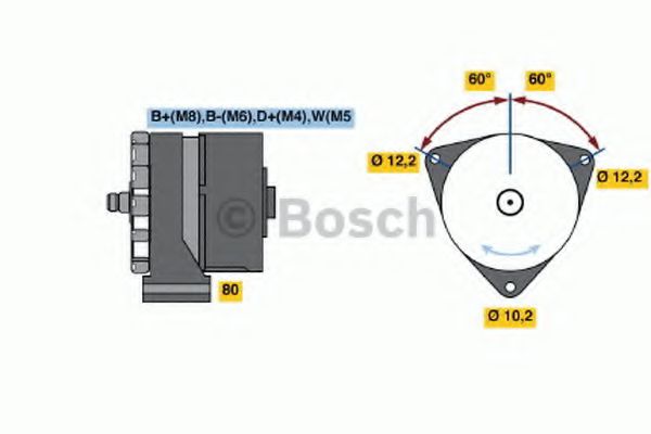 Imagine Generator / Alternator BOSCH 0 120 469 036