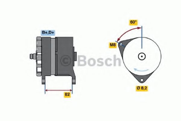 Imagine Generator / Alternator BOSCH 0 120 469 808