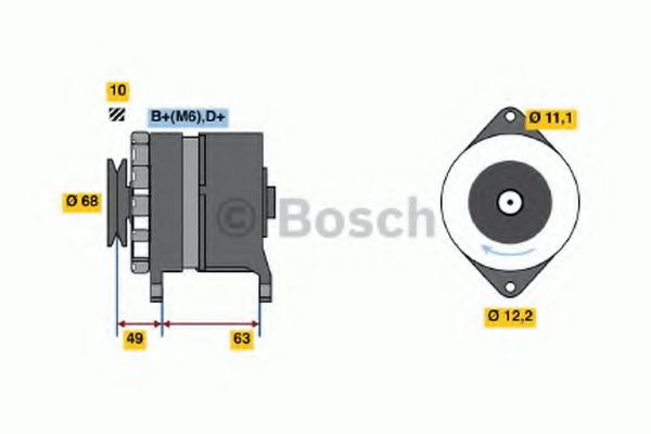 Imagine Generator / Alternator BOSCH 0 120 489 146