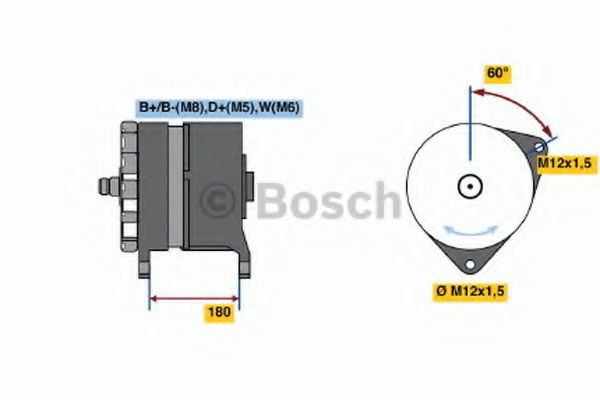 Imagine Generator / Alternator BOSCH 0 120 689 541