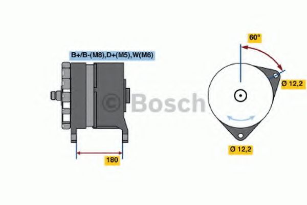 Imagine Generator / Alternator BOSCH 0 120 689 546