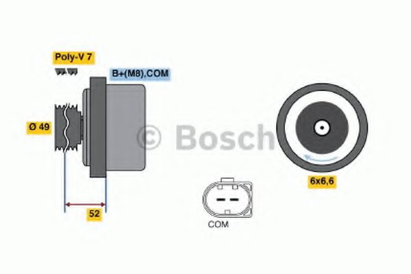 Generator / Alternator BOSCH 0 122 0AA 120