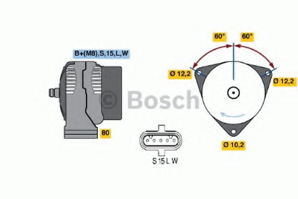 Imagine Generator / Alternator BOSCH 0 123 325 500