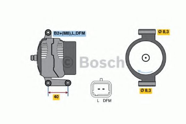 Imagine Generator / Alternator BOSCH 0 124 415 014