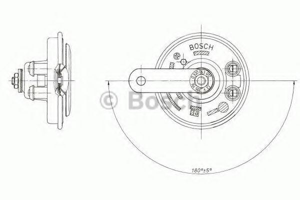 Imagine Claxon BOSCH 0 320 043 017