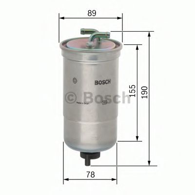 Imagine filtru combustibil BOSCH 0 450 906 442