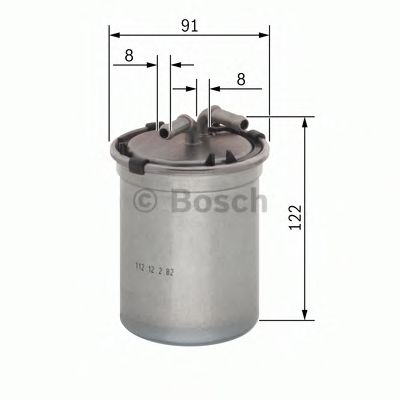 Imagine filtru combustibil BOSCH 0 450 906 464