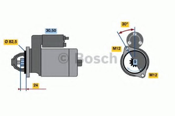 Imagine starter BOSCH 0 986 011 150