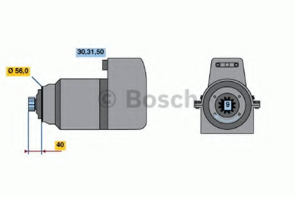 Imagine starter BOSCH 0 986 011 440