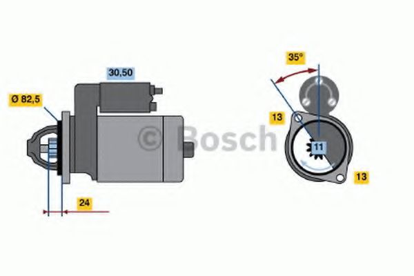 Starter BOSCH 0 986 012 610