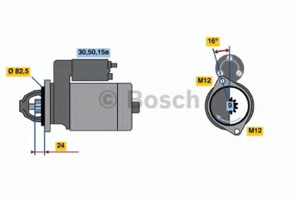 Imagine starter BOSCH 0 986 012 980