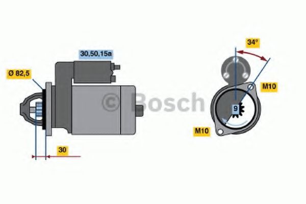 Imagine starter BOSCH 0 986 013 000