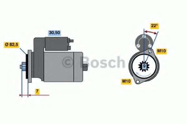 Imagine starter BOSCH 0 986 014 761