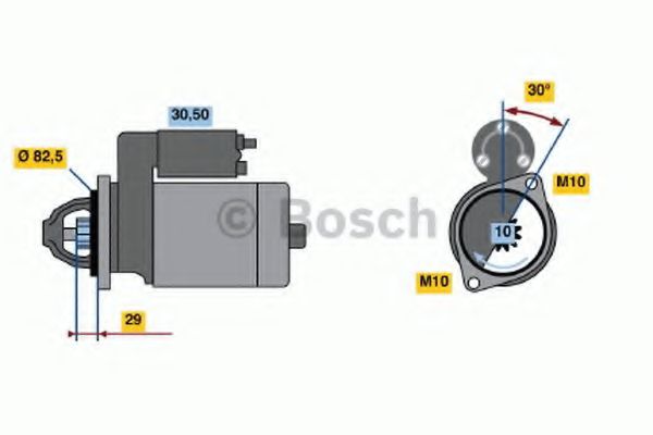 Imagine starter BOSCH 0 986 016 390