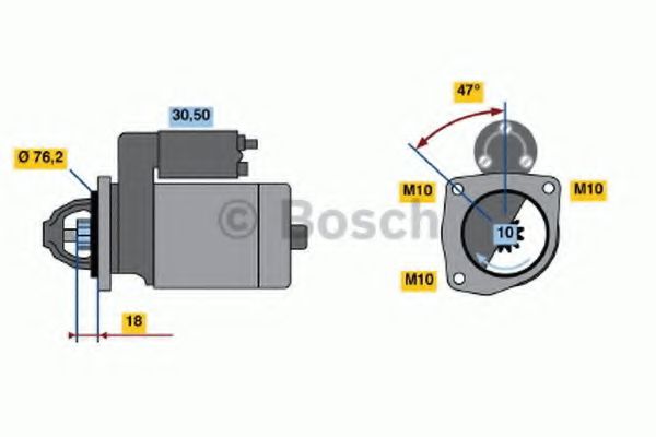 Imagine starter BOSCH 0 986 018 220