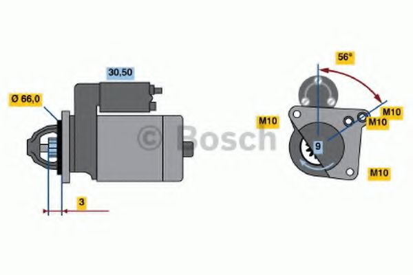 Imagine starter BOSCH 0 986 018 360