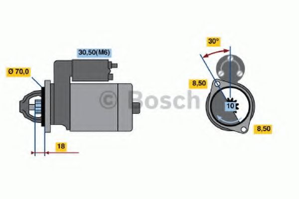 Imagine starter BOSCH 0 986 021 260