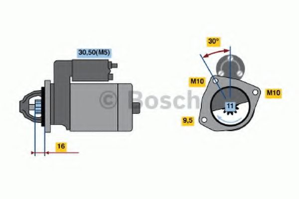 Imagine starter BOSCH 0 986 022 131