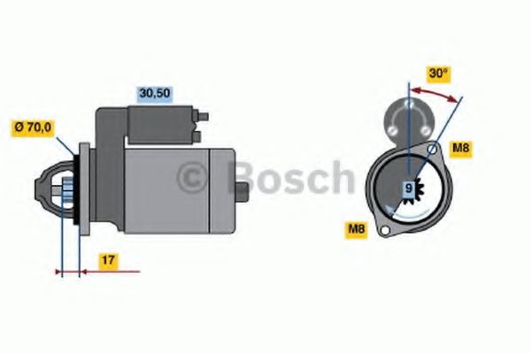 Imagine starter BOSCH 0 986 022 151