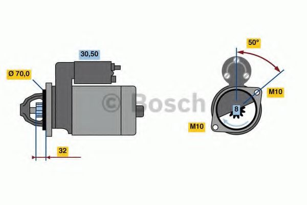 Imagine starter BOSCH 0 986 023 230