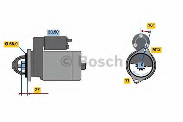 Imagine starter BOSCH 0 986 024 030