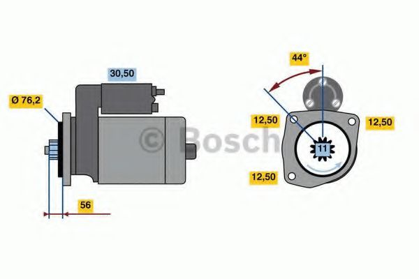 Imagine starter BOSCH 0 986 024 100