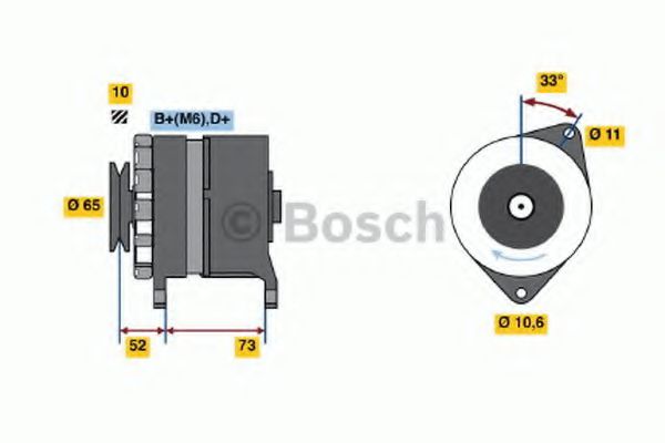 Imagine Generator / Alternator BOSCH 0 986 030 940