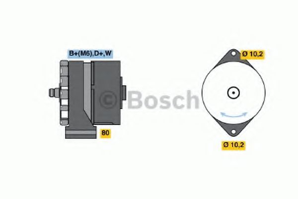 Imagine Generator / Alternator BOSCH 0 986 031 250