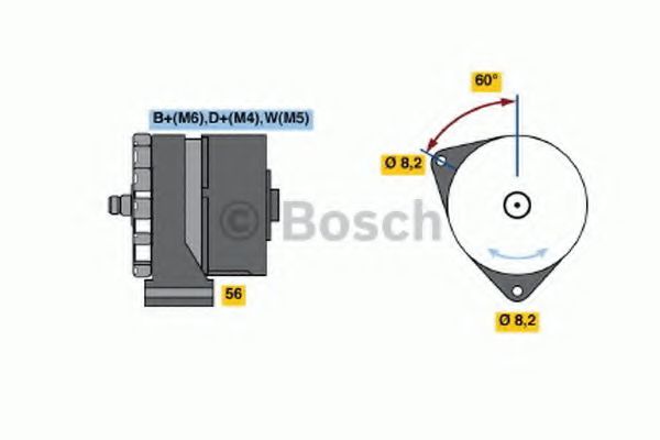 Imagine Generator / Alternator BOSCH 0 986 031 320