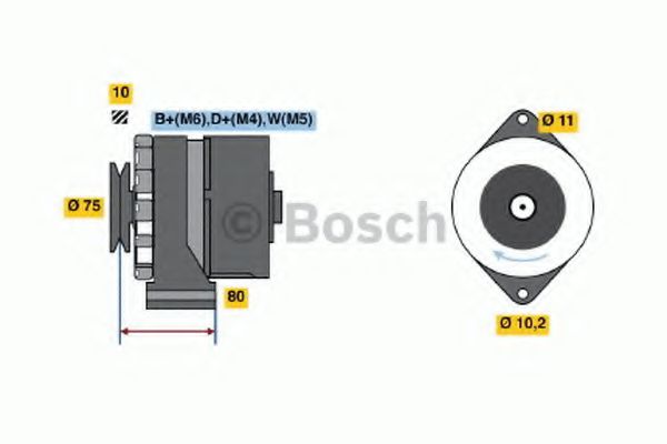 Imagine Generator / Alternator BOSCH 0 986 031 370