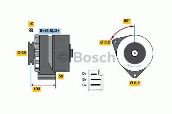 Imagine Generator / Alternator BOSCH 0 986 031 520