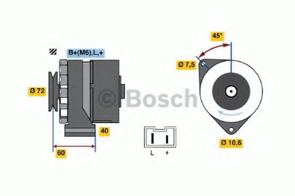 Imagine Generator / Alternator BOSCH 0 986 032 061