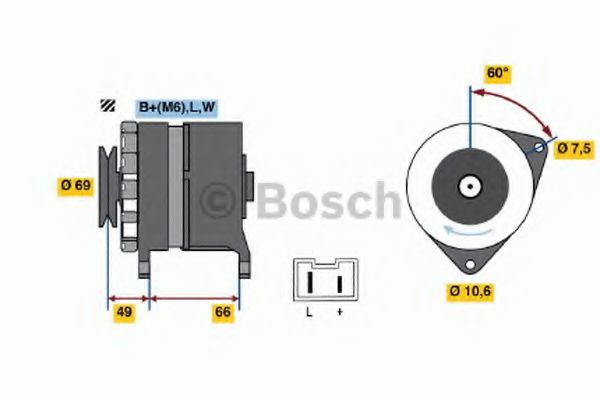 Imagine Generator / Alternator BOSCH 0 986 032 320