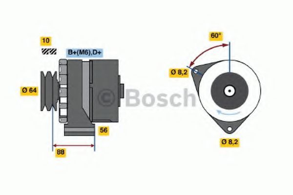 Imagine Generator / Alternator BOSCH 0 986 032 930